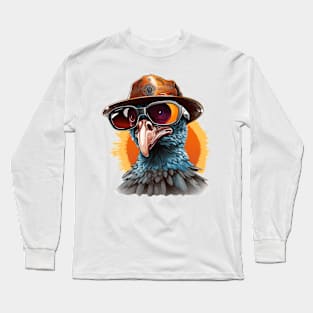 Cartoon Thanksgiving Turkey #13 Long Sleeve T-Shirt